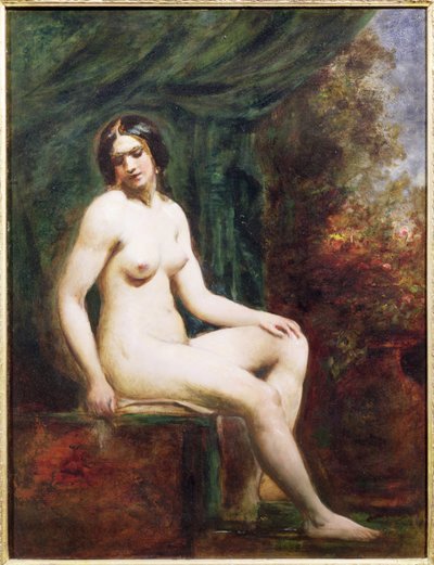 Desnudo femenino sentado de William Etty